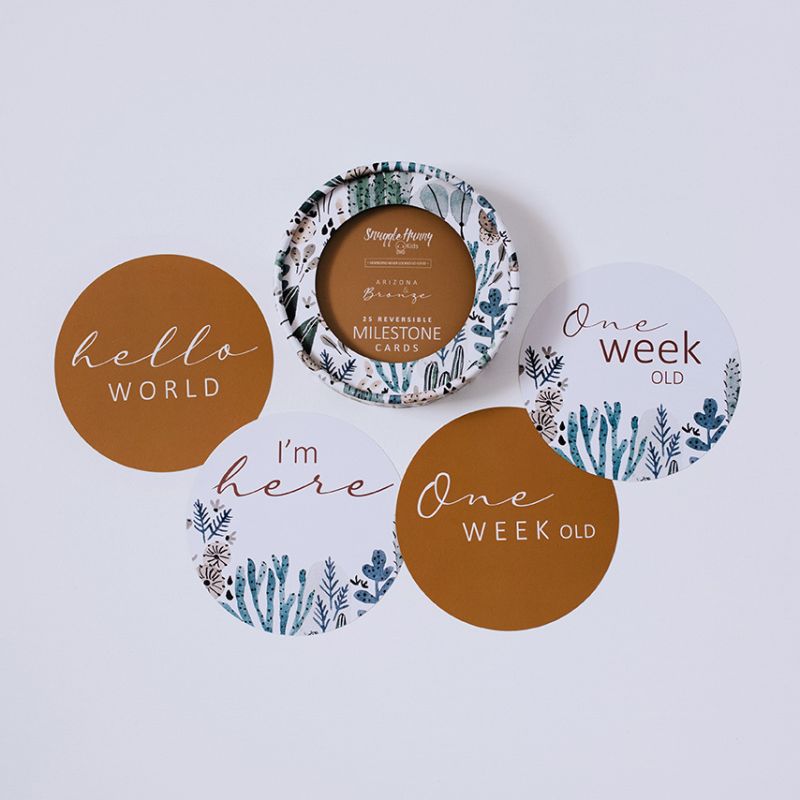 Snuggle Hunny - Meilenstein Karten Arizona & Bronze