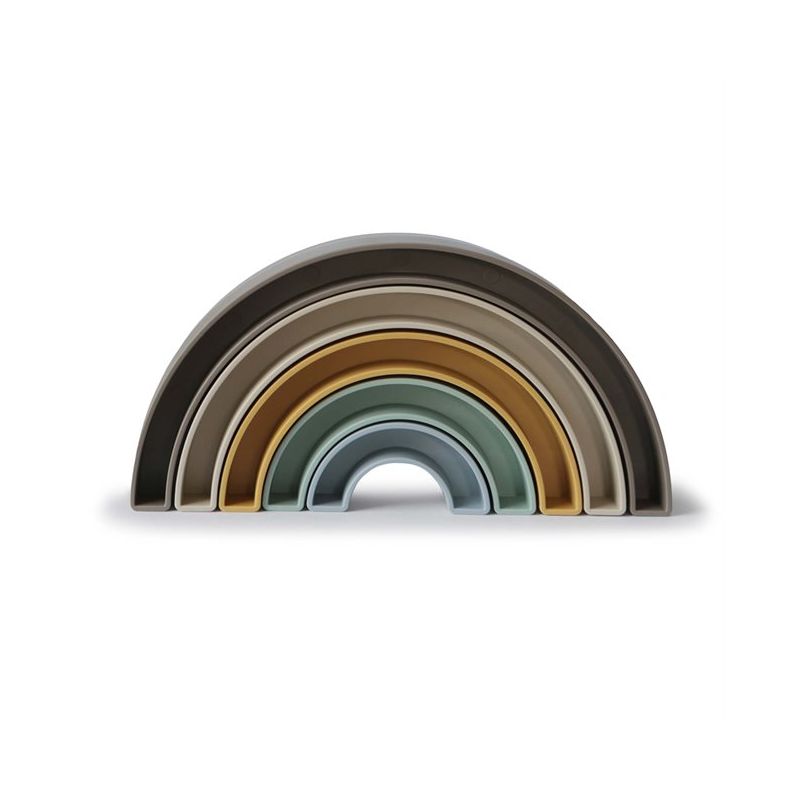 Mushie - Stapel - Regenbogen Hillside