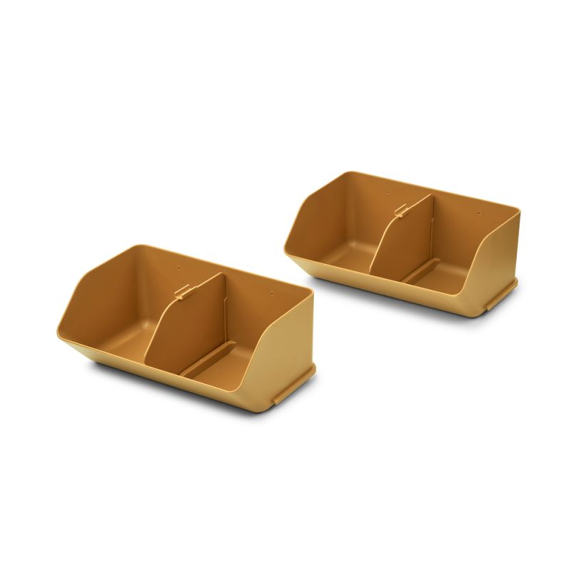 LIEWOOD - Schreibtisch-Organizer Rosemary M 2er Set Golden Caramel