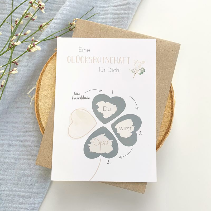 mintkind - Rubbelkarte "Du wirst Opa"