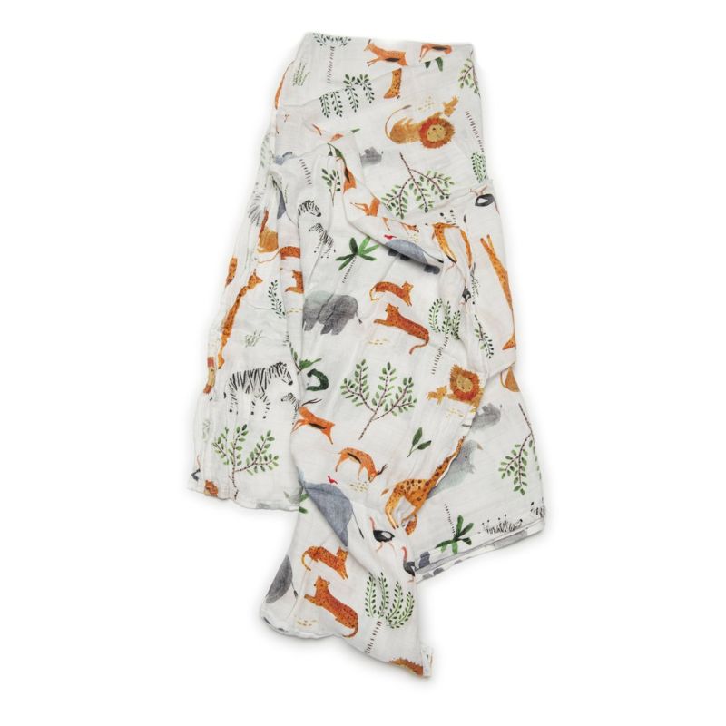 LouLou Lollipop - Muslin Swaddle Safari