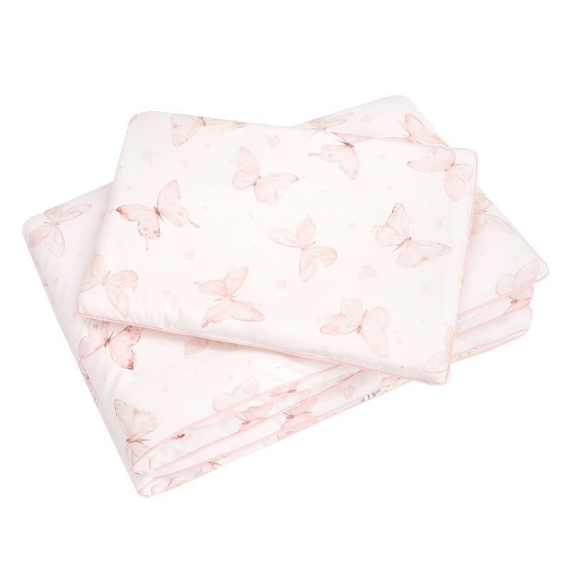 Samiboo - Bettset gefüttert 150 x 120cm Butterflies