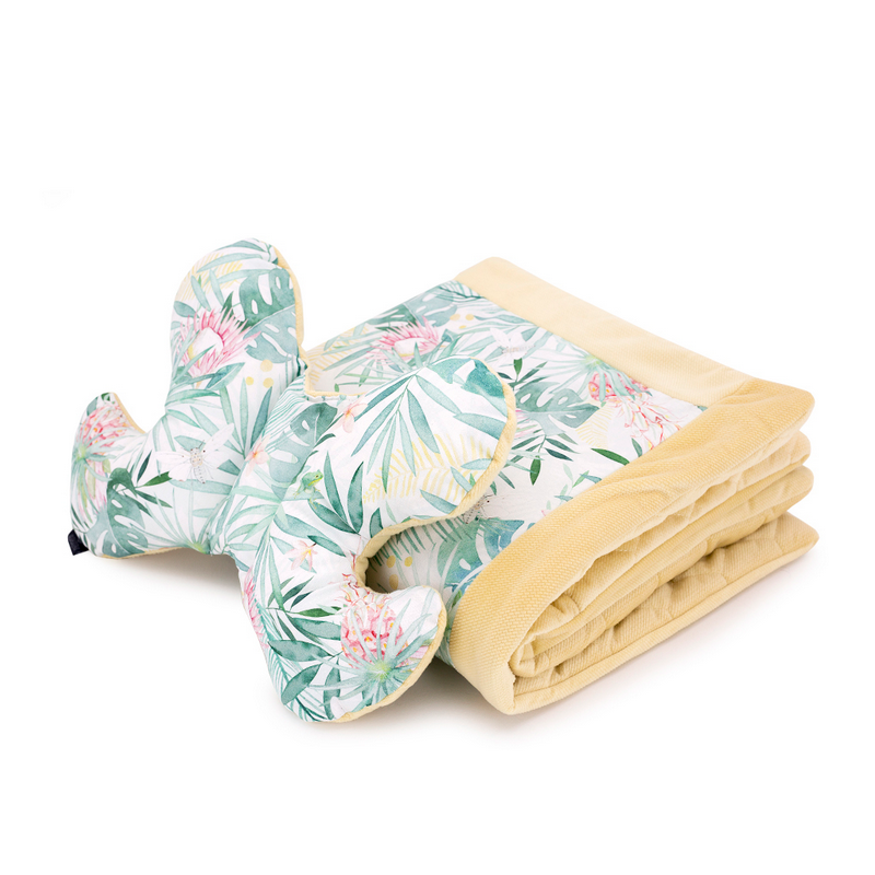 Makaszka - Babykissen- und Deckenset Aloha