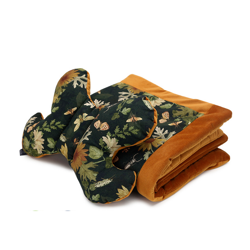 Makaszka - Babykissen- und Deckenset Mikrokosmos