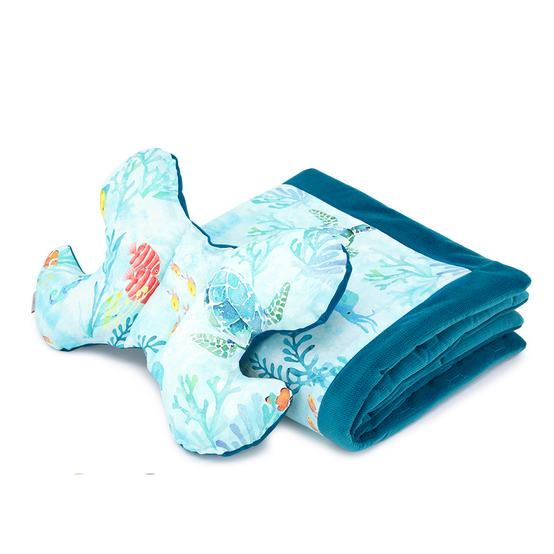 Makaszka - Babykissen- und Deckenset Ocean