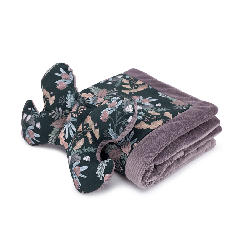 Makaszka - Babykissen- und Deckenset Secret Garden