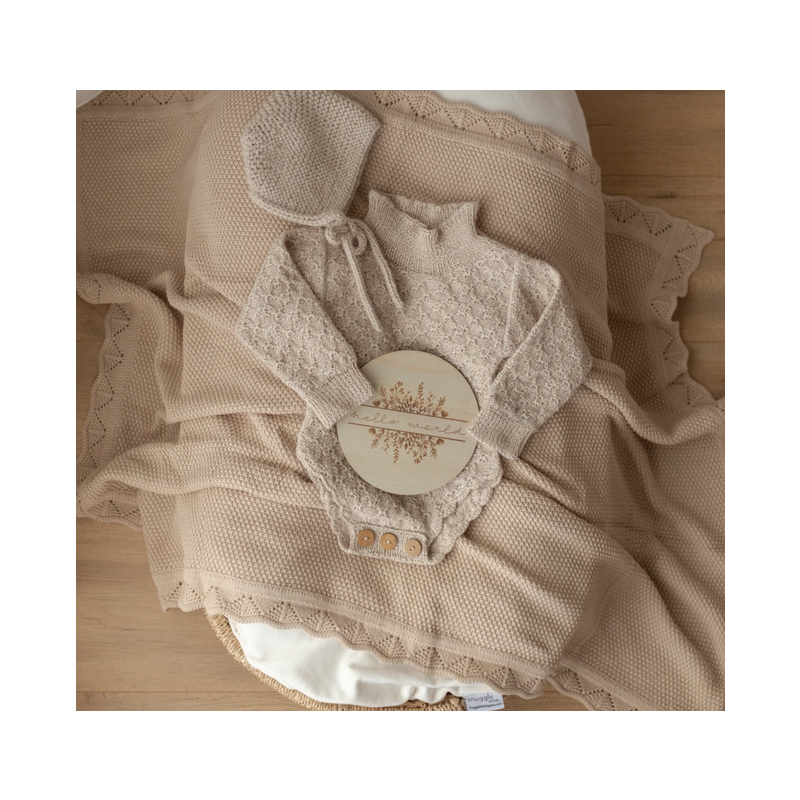 Ziggy Lou - Strickdecke Heirloom Caramel