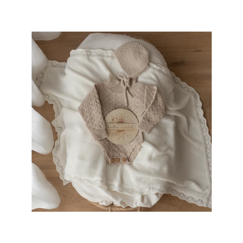 Ziggy Lou - Strickdecke Heirloom Milk