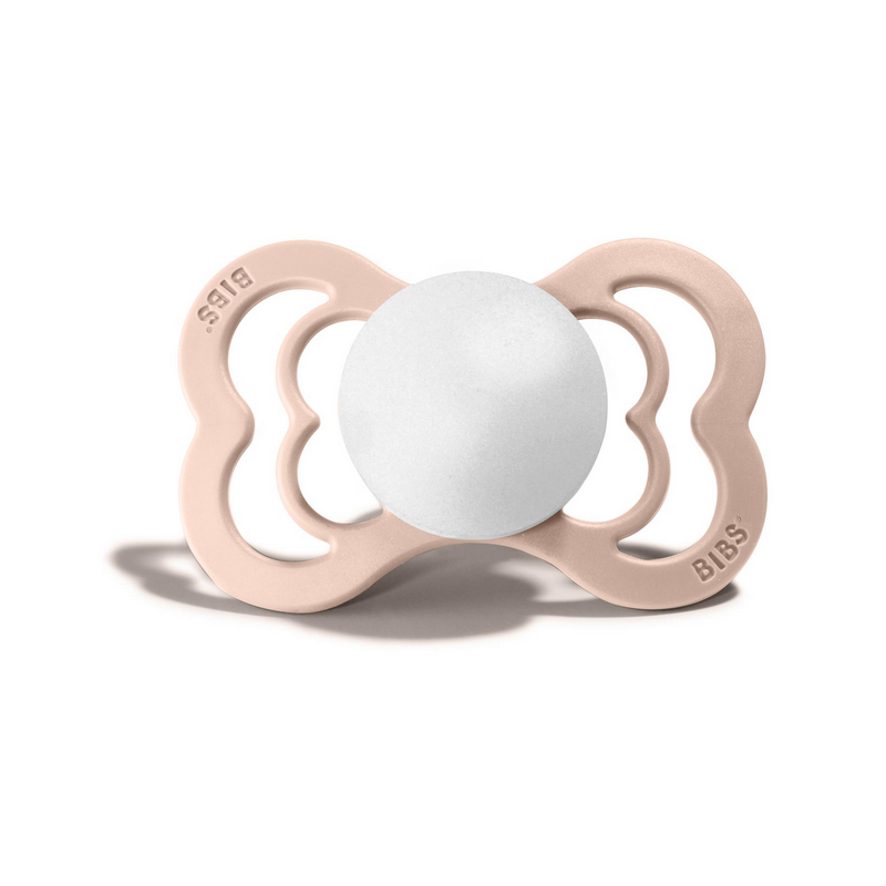 BIBS - SUPREME Silikon Blush-White Gr. 2