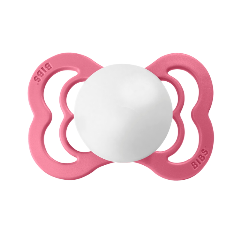 BIBS - SUPREME Latex Coral-White Gr. 1