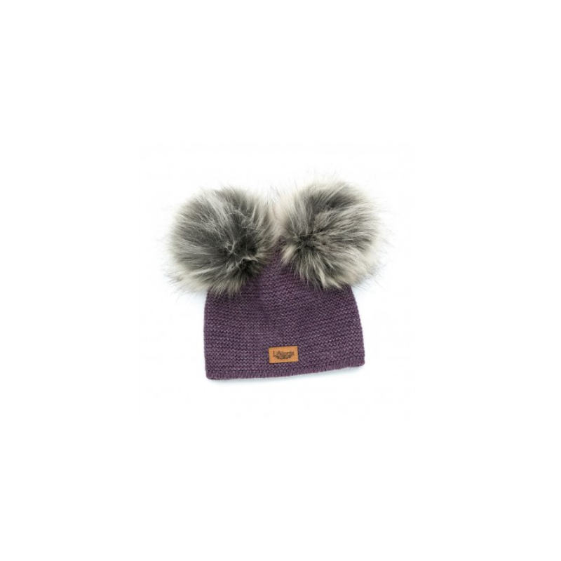 LAttante - Babymütze Feinstrick Lavenda