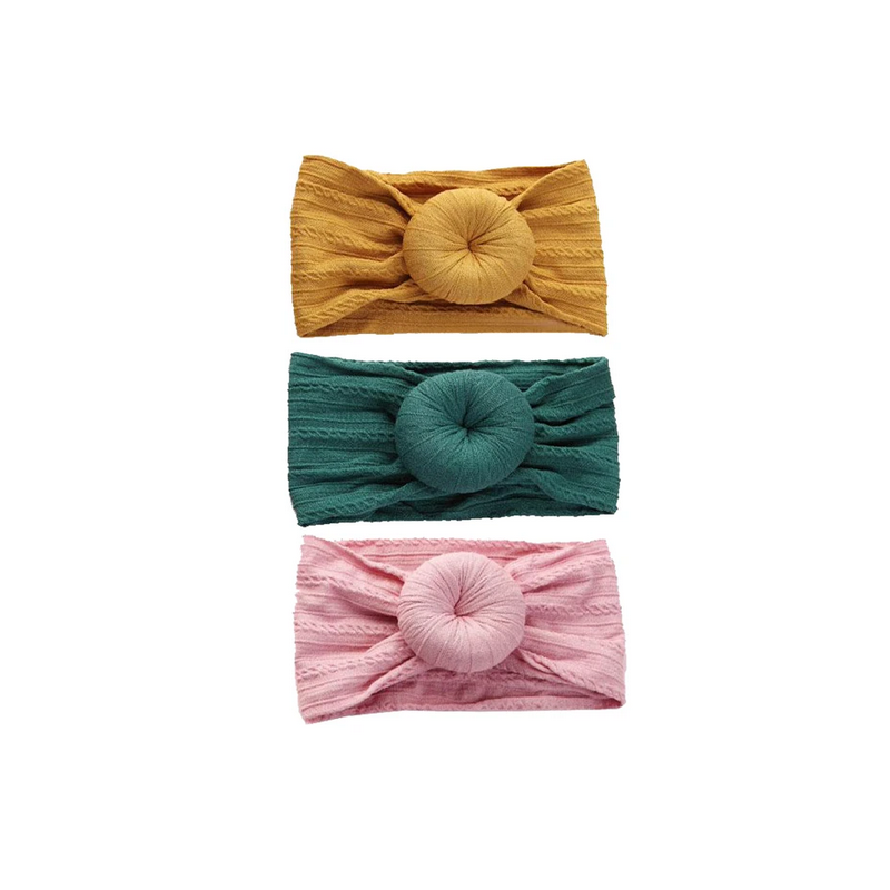 Emerson and Friends - Stirnband Set Bun gelb, petrol, rosa