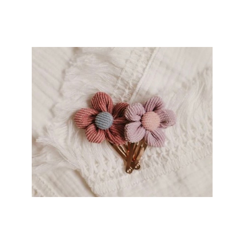 Mae & Rae - Blumen Haarclips lilac