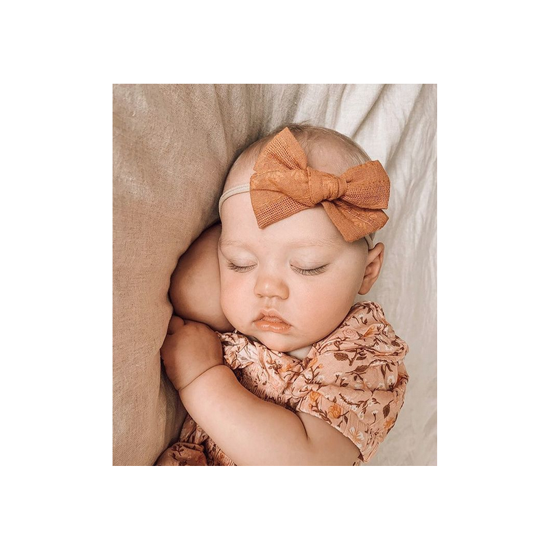 Mae & Rae - Stirnband Mustard Masche