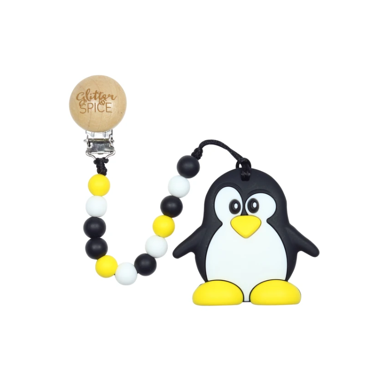 Glitter & Spice - Kaukette Pinguin schwarz