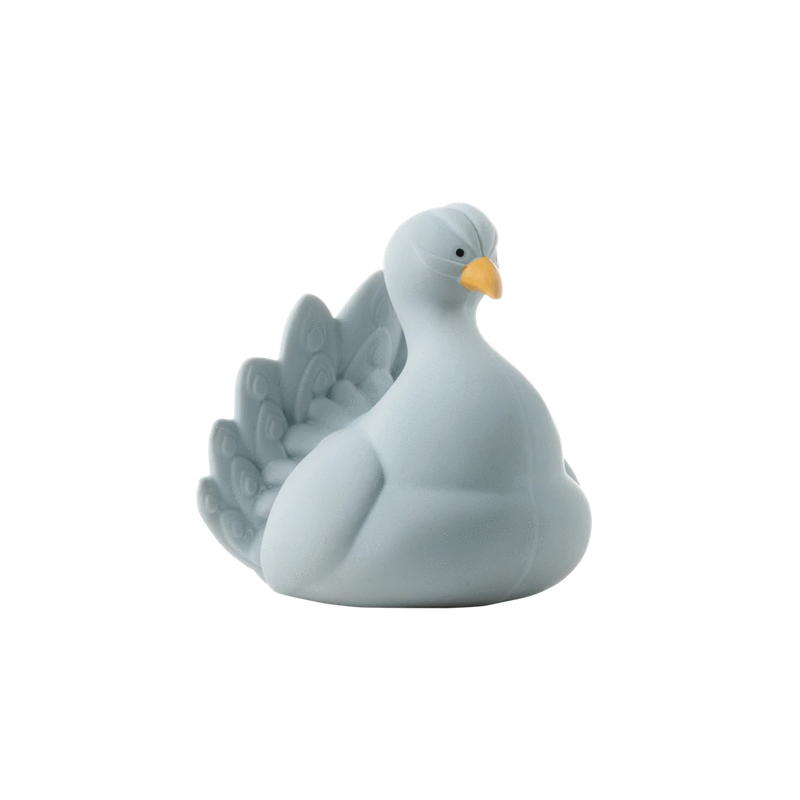 Natruba - Badespielzeug Beissling Pfau Hellblau