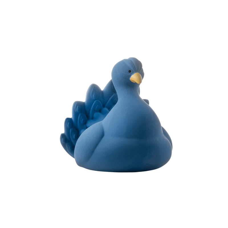 Natruba - Badespielzeug Beissling Pfau Dunkelblau