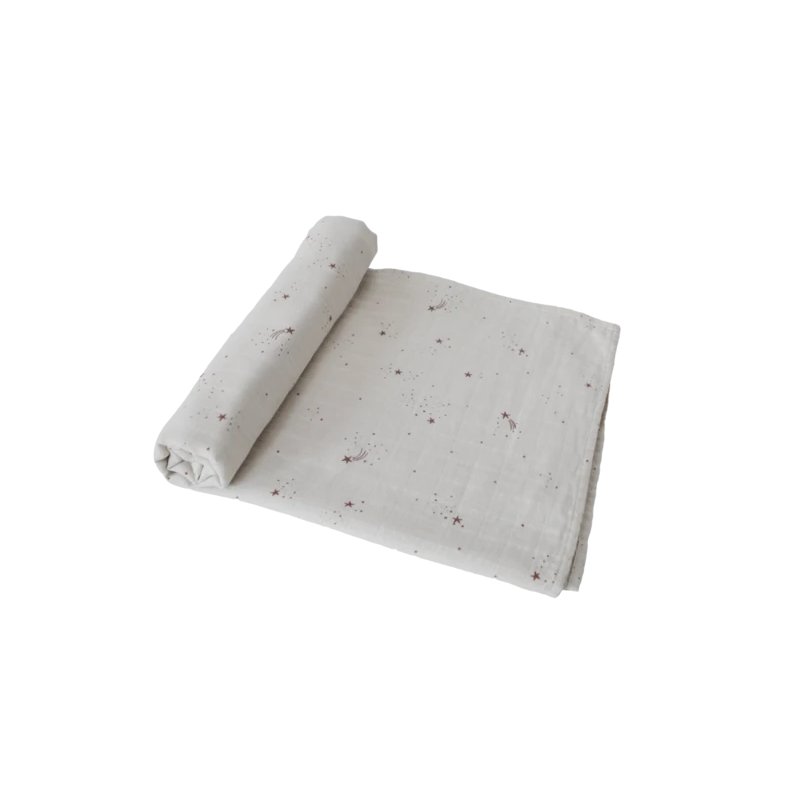 Mushie - Swaddle Falling Stars