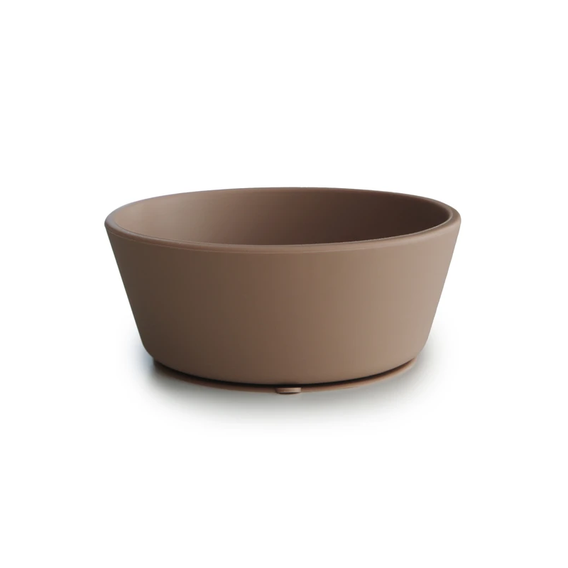 Mushie - Silikon Saugnapfschale Natural