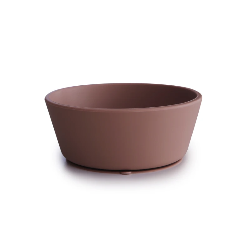 Mushie - Silikon Saugnapfschale Cloudy Mauve