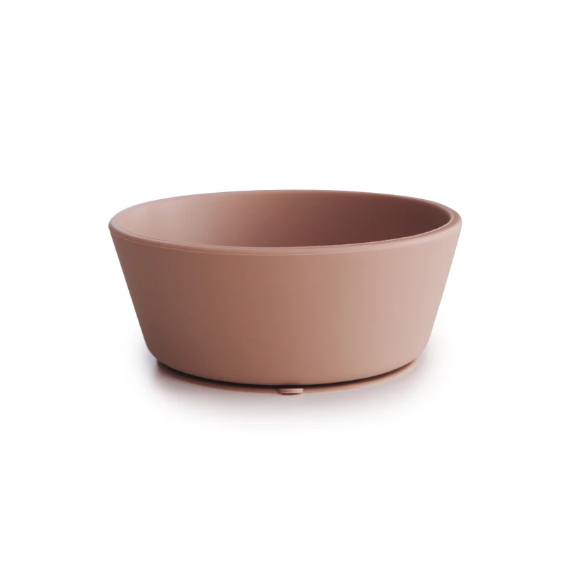 Mushie - Silikon Saugnapfschale Blush