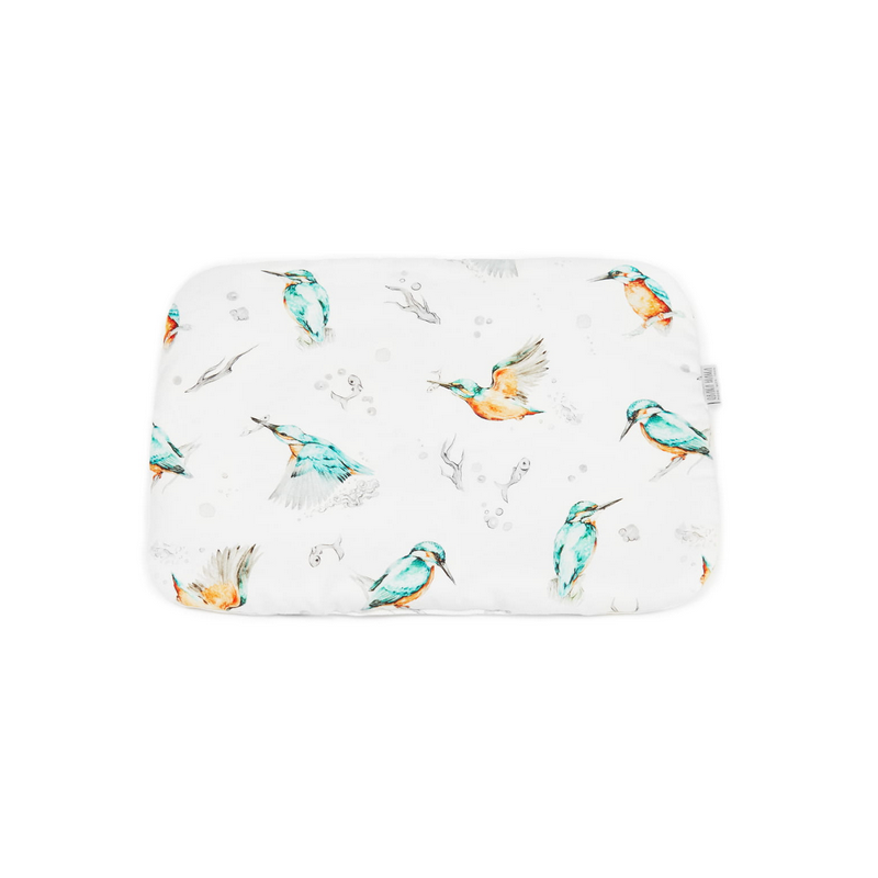 Qbana Mama - Kleinkinder-  Kissen gefüttert "Eisvogel"