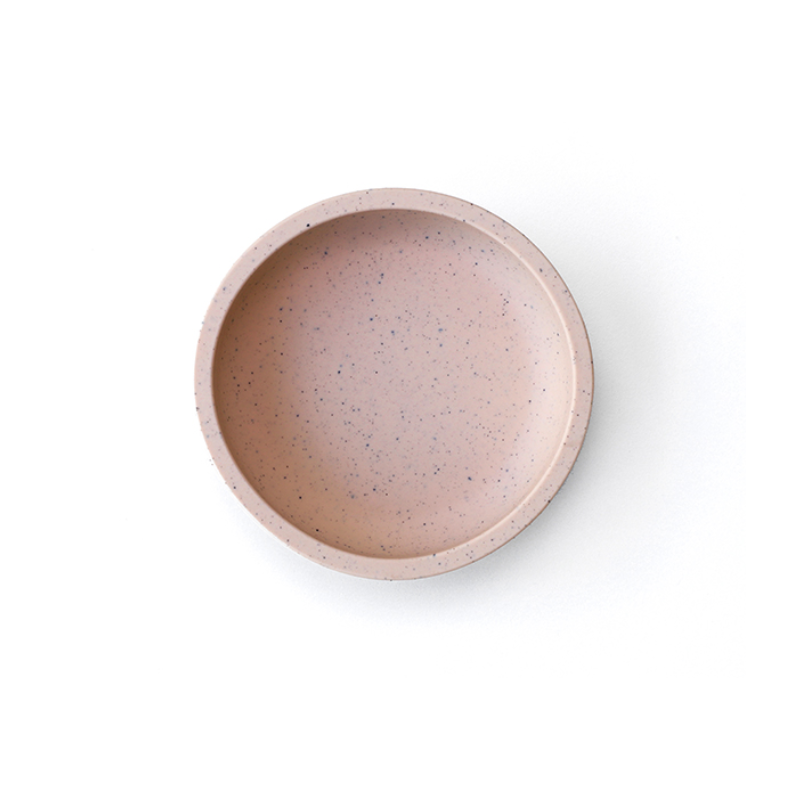Mrs Ertha - Silikon Saugnapfschale Blush Speckle