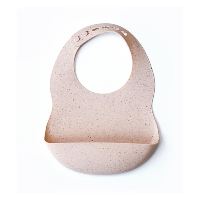 Mrs Ertha - Silikon Lätzchen Blush Speckle