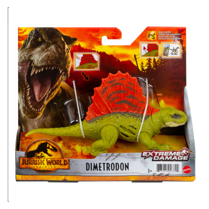 Mattel - Jurassic World Extreme Damage - Dimetrodon