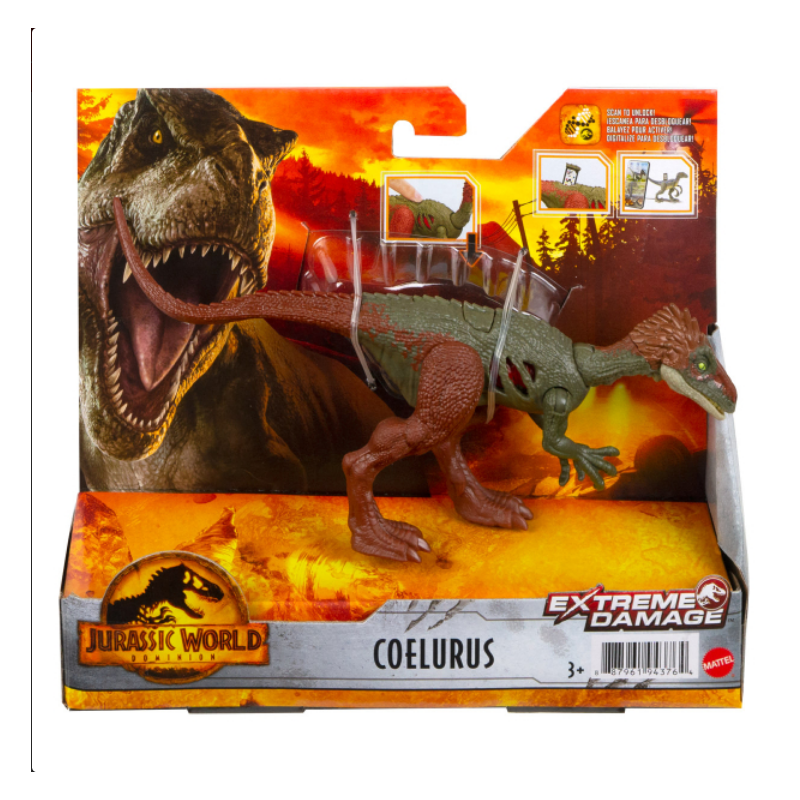 Mattel - Jurassic World Extreme Damage - Coelurus
