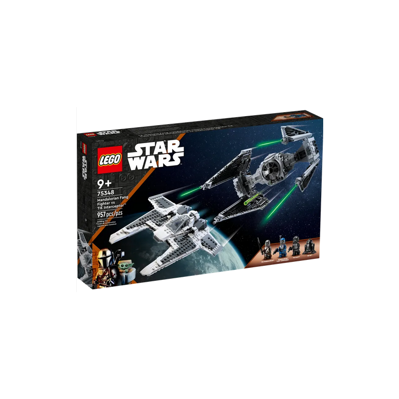 LEGO® Star Wars 75348 - Mandalorian Fang Fighter vs. TIE Interceptor