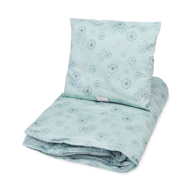 Cam Cam Copenhagen - Bettwäscheset Single Pressed Leaves Petrol