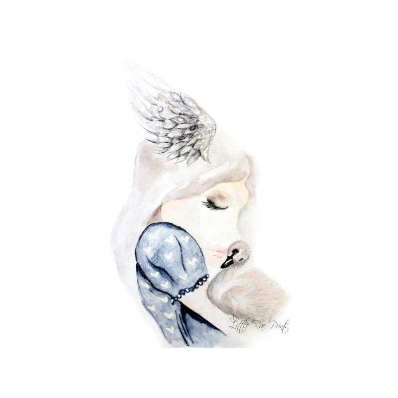 Little Rae Prints - Poster Swan Snuggles