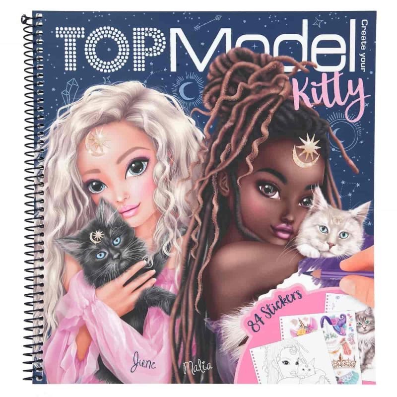 TOPModel - Malbuch Moonlight Kitty