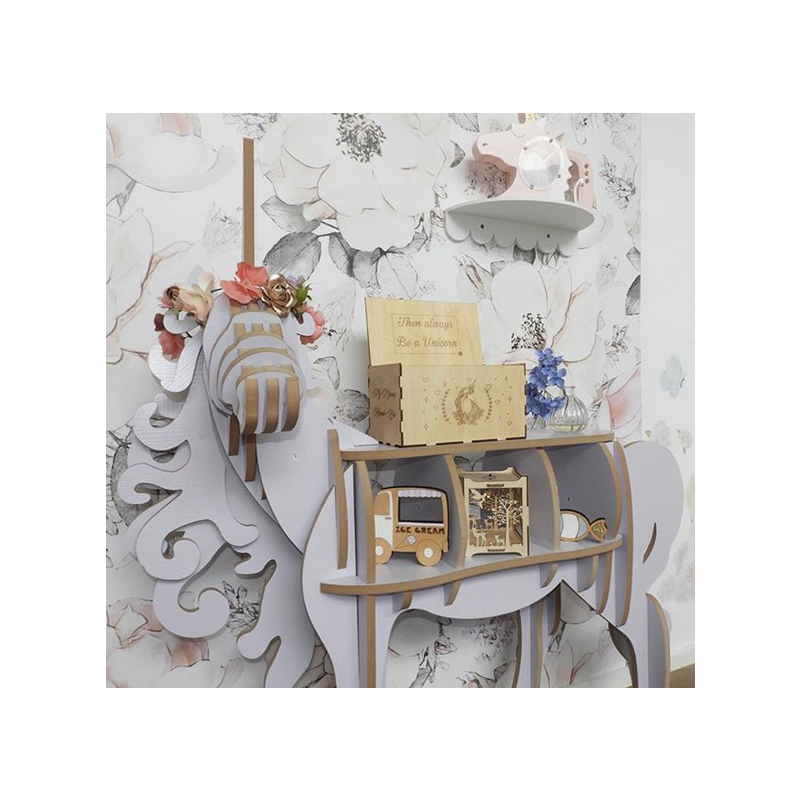 Devine Design - Einhorn Regal arktis- weiss