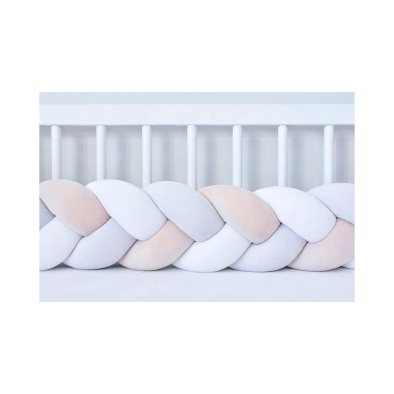 Sparrow - Bettschlange Hellgrau - beige - weiss