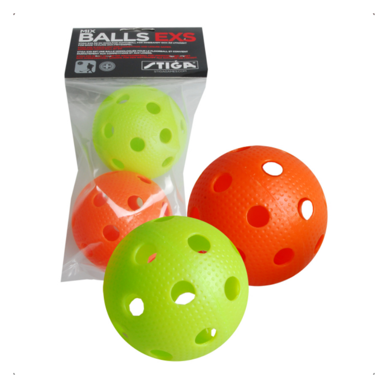 STIGA - Unihockey Ball bunt, 2 Stk.