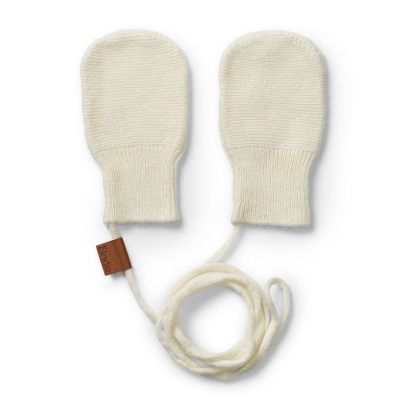 Elodie - Strick - Handschuhe Vintage Vanilla White