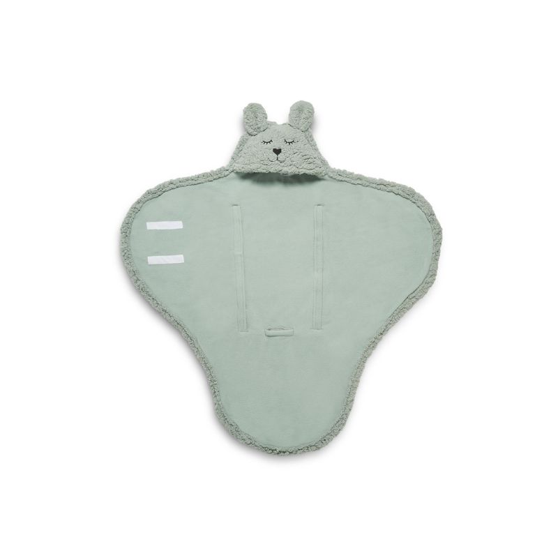 Jollein - Kuschelwrap Plüsch Bunny Ash Green