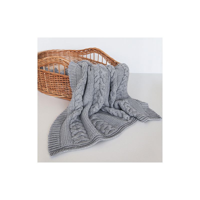 Apero - Knit Manufactory - Lilian Decke Hellgrau