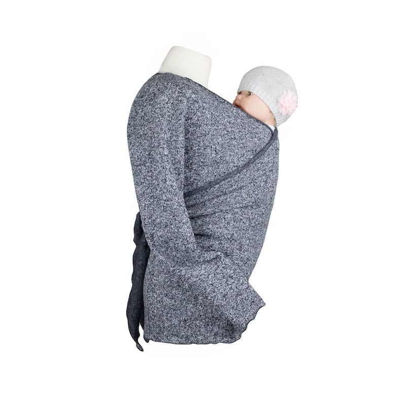 Angel wings 09853 -  Mama- Baby Sweater dick grau