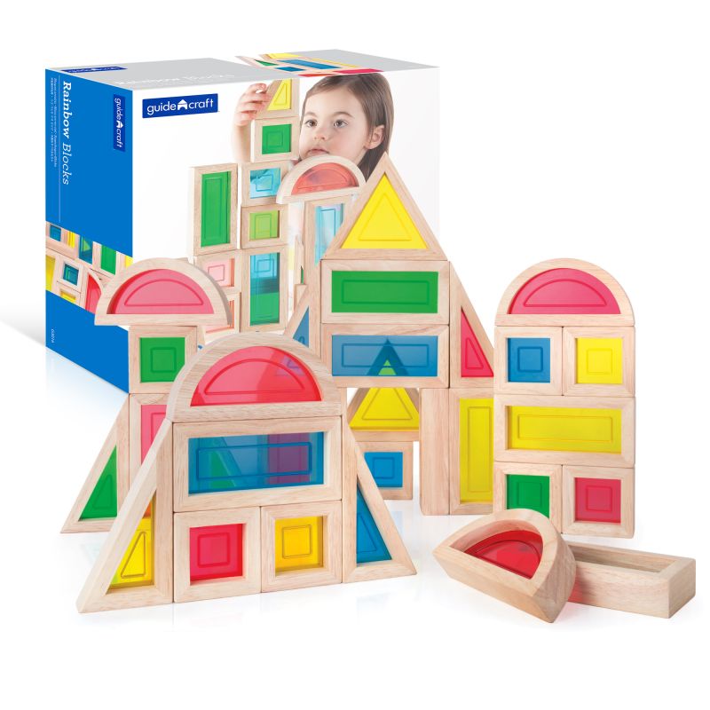 Guidecraft  Rainbow Blocks 30 teiliges Set