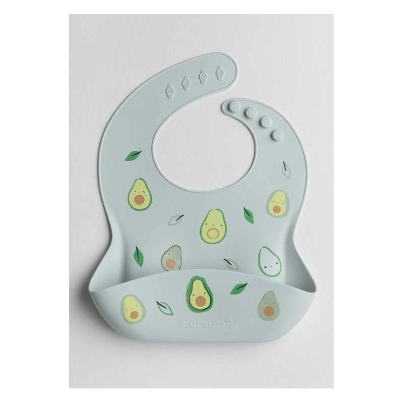 LouLou Lollipop - Silikon- Lätzchen Avocado