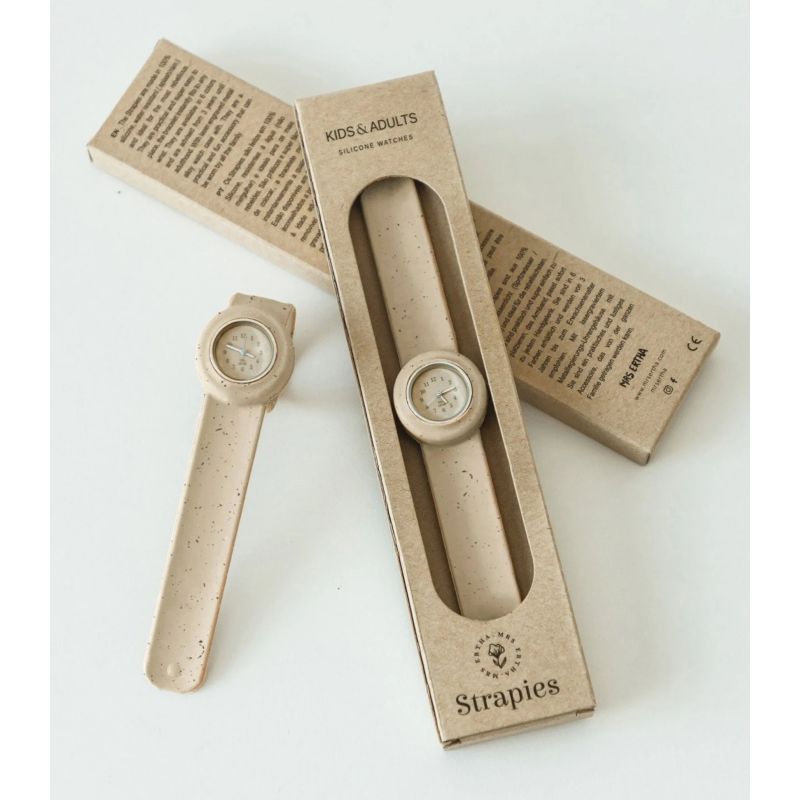 Mrs Ertha - Strapie Uhr Kind & Erwachsene Speckle Nude