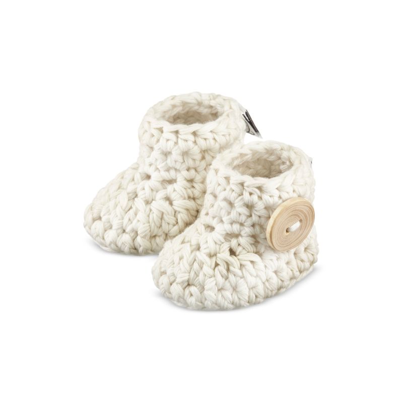 Maylily - Baby Strick- Booties Cream