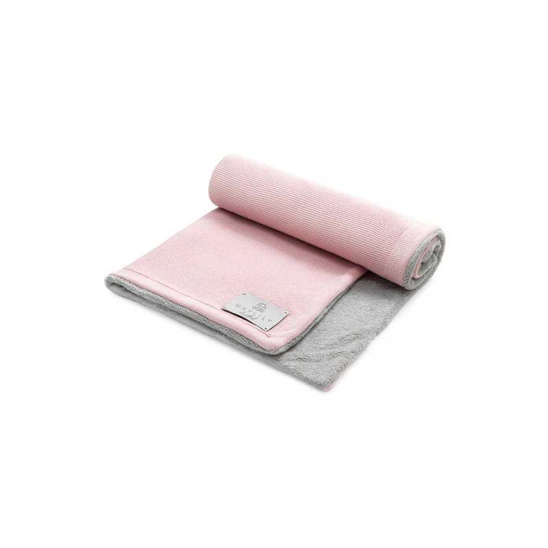 Maylily - Bambooloove Fleece Decke Blush Pink