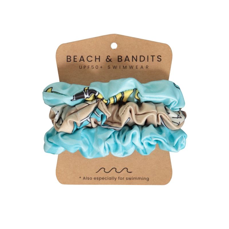 Beach & Bandits - Bade- Haargummi Blue Reef