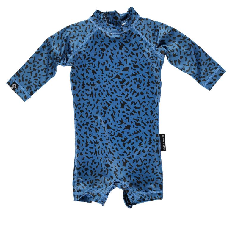 Beach & Bandits - UV Badeoverall Baby Blue Shark