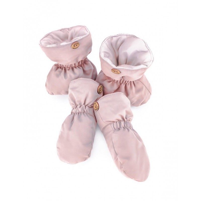LAttante - Handschuhe & Booties Set Everst altrosa