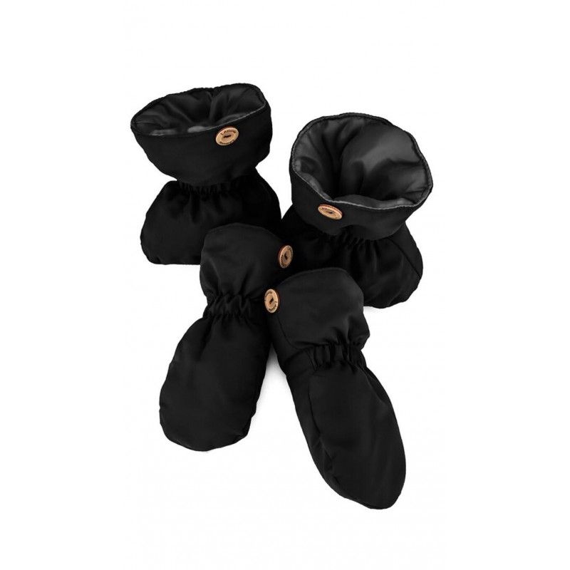 LAttante - Handschuhe & Booties Set Everst schwarz